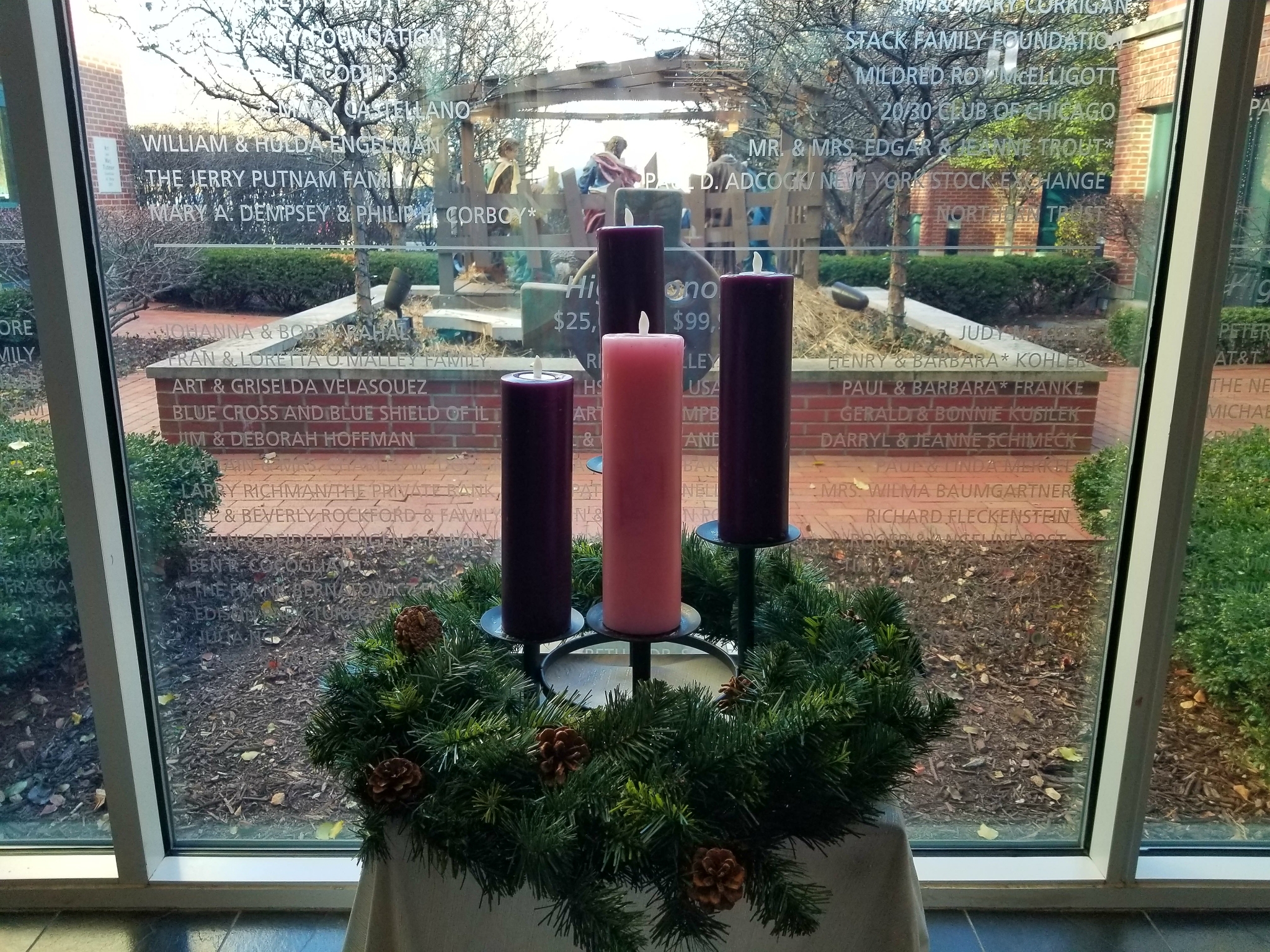 advent wreath candles